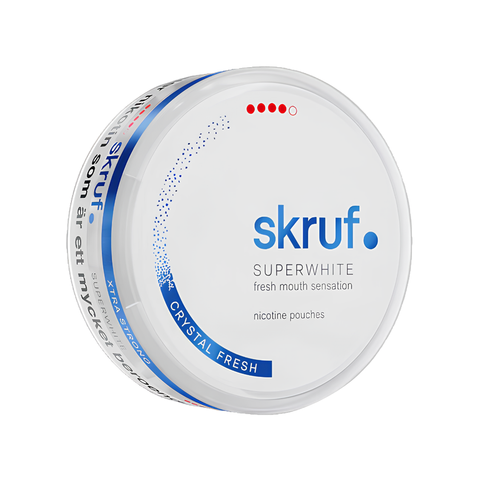 Skruf Superwhite Crystal Fresh Xtra Strong