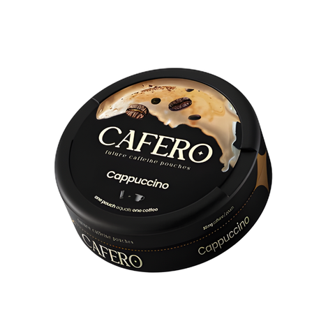 Cafero Cappuccino – kofeiinipussit tölkki