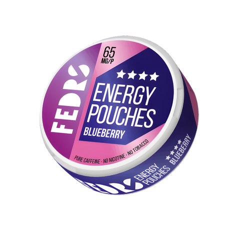 Fedrs Energy Pouches Blueberry – kofeiinipussit tölkki