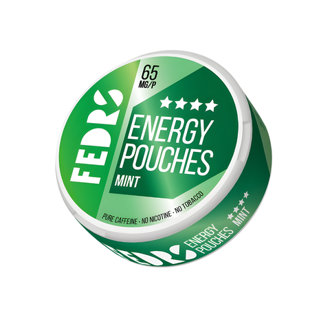 Fedrs Energy Pouches Mint – kofeiinipussit tölkki