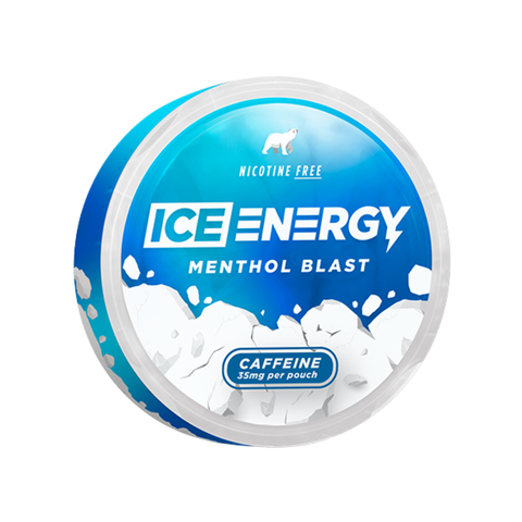 Ice Caffeine Pouch Menthol Blast 35mg – kofeiinipussit tölkki