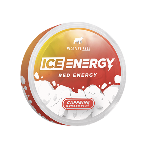 Ice Caffeine Pouch Red Energy 150 mg – kofeiinipussit tölkki