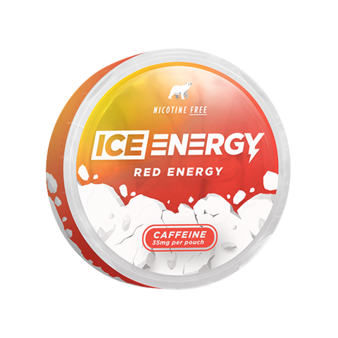 Ice Caffeine Pouch Red Energy 35 mg – kofeiinipussit tölkki