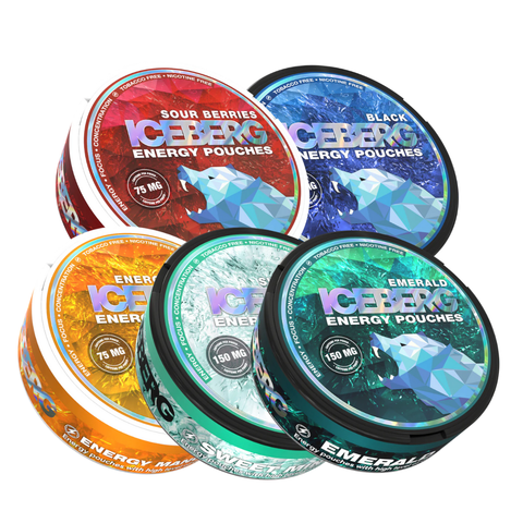 Iceberg Energy Elite Mixpack – kofeiinipussit tölkki