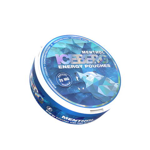 Iceberg Energy Menthol 75 mg – kofeiinipussit tölkki