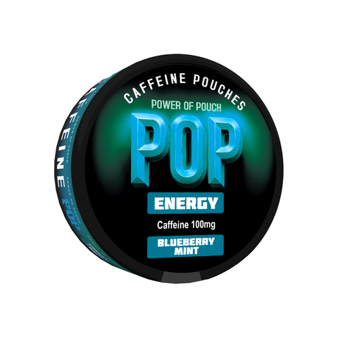 Pop Blueberry Mint – kofeiinipussit tölkki