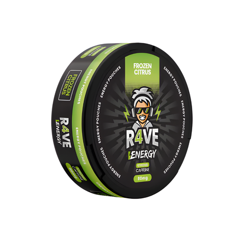 Rave Energy Frozen Citrus – kofeiinipussit tölkki