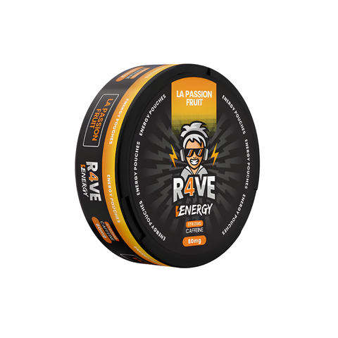 Rave Energy LA Passion Fruit – kofeiinipussit tölkki