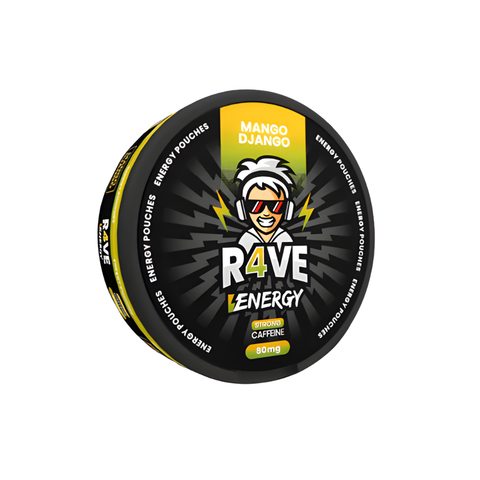 Rave Energy Mango Django – kofeiinipussit tölkki