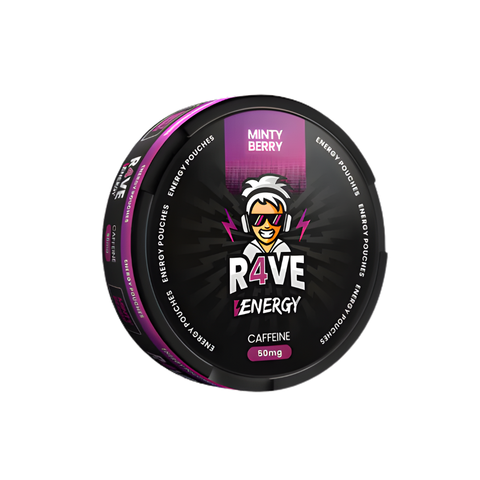 Rave Energy Minty Berry – kofeiinipussit tölkki