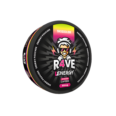 Rave Energy Skiddler – kofeiinipussit tölkki