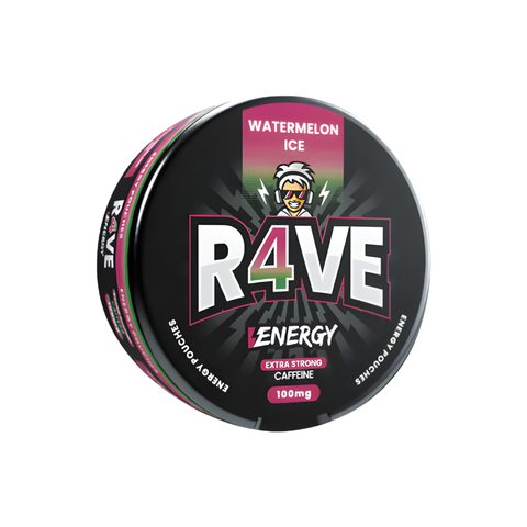 Rave Energy Watermelon – kofeiinipussit tölkki
