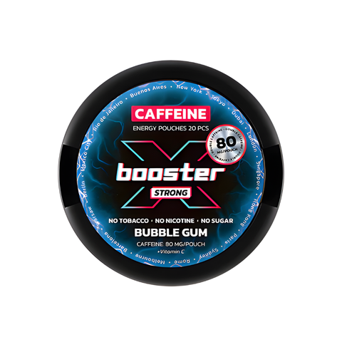 X - Booster Energy Pouches Bubble Gum – kofeiinipussit tölkki