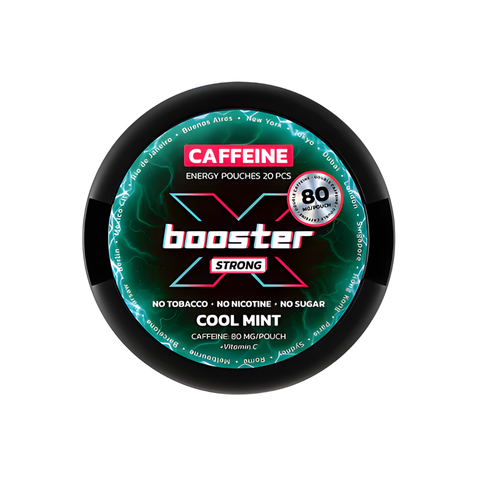 X - Booster Energy Pouches Cool Mint – kofeiinipussit tölkki